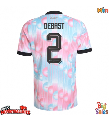 Belgium Zeno Debast #2 Replica Away Stadium Shirt World Cup 2026 Short Sleeve